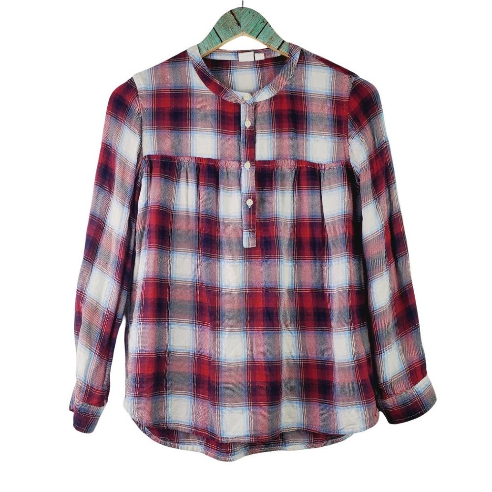 Gap Kids Girls Plaid Tunic Top, XXL, EUC